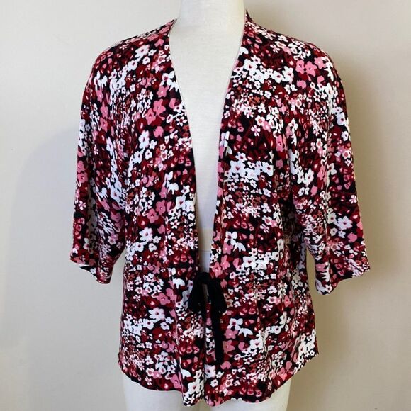 Style & Co. Sweaters - Style & Co Cardigan Sweater Floral Print Size 3X